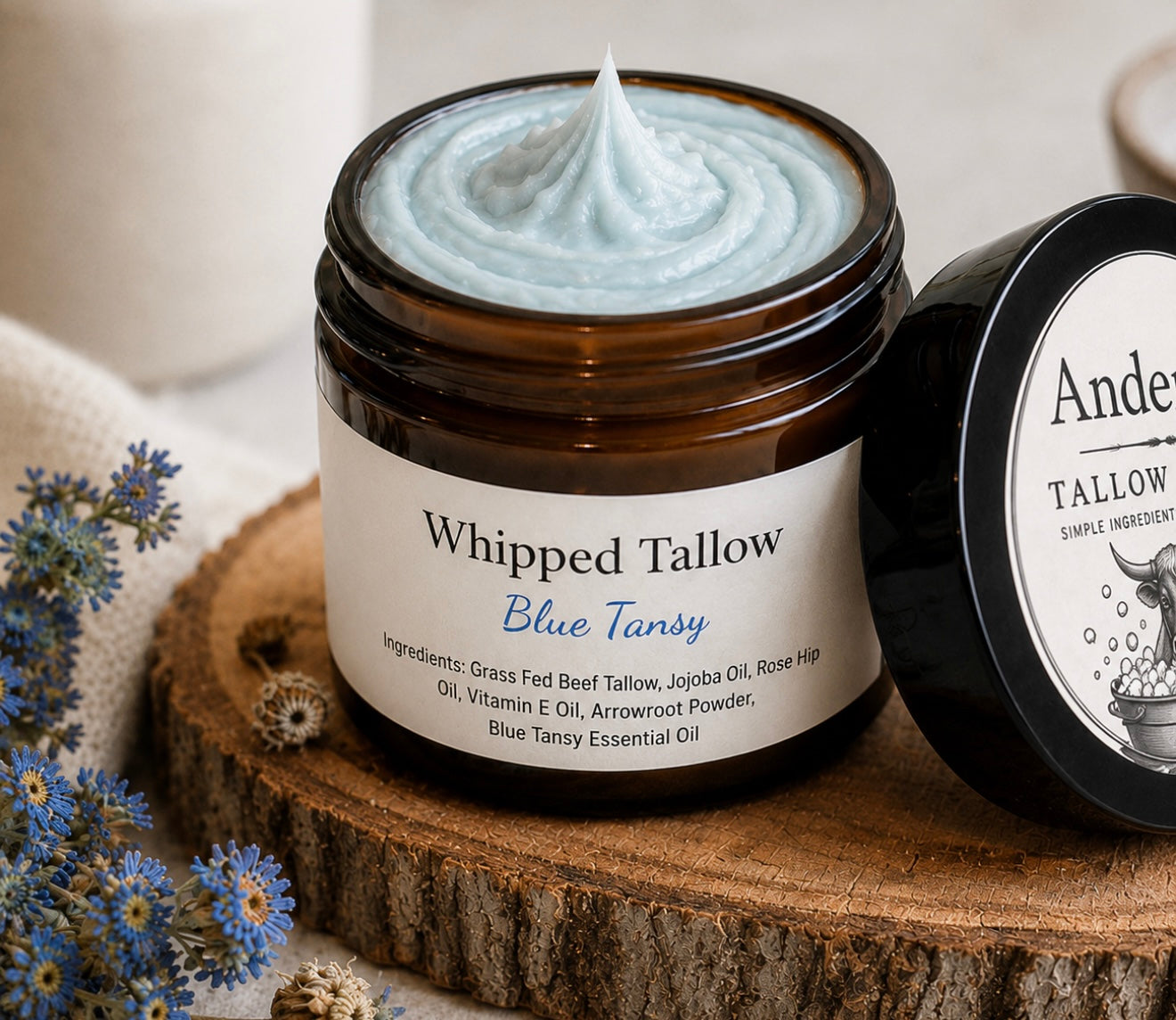 Blue Tansy Whipped Tallow